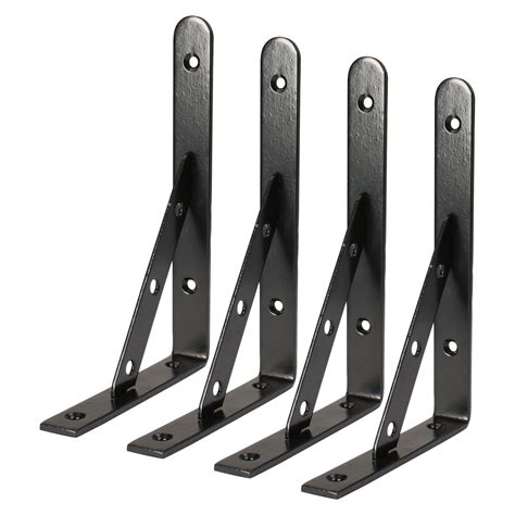 black metal l bracket|10 black beam brackets.